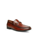 スティーブ マデン メンズ スリッポン・ローファー シューズ Men's Privacy Leather Bit Loafers Cognac leather