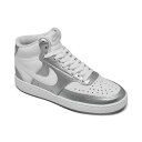 ナイキ レディース スニーカー シューズ Women's Court Vision Mid Casual Sneakers from Finish Line W...