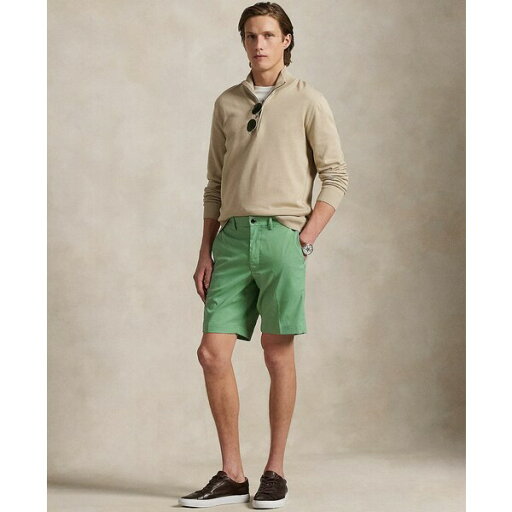 ラルフローレン メンズ カジュアルパンツ ボトムス Men's 9-Inch Tailored-Fit Performance Shorts Faded Mint ラルフローレン メンズ カジュアルパンツ ボトムス Men's 9-Inch Tailored-Fit Performance Shorts Faded Mint