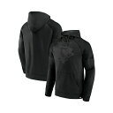 ファナティクス メンズ パーカー・スウェットシャツ アウター Men's Pittsburgh Penguins Black Ice Defender Ragl...
