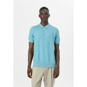 ボス メンズ サンダル シューズ IANNOTTI - Polo shirt - light/pastel blue