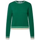 エムエスジイエム レディース ニット&セーター アウター Green Cashmere Blend Sweater Green