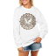 ǥ ǥ ѡåȥ  Eastern Washington Eagles Gameday Couture Women's Wild Side Perfect Crewneck Pullover Sweatshirt White