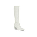 ケイティペリー レディース ブーツ シューズ Women's Hollow Wedge Knee High Boots Optic White