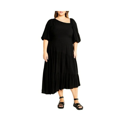 シティーシック レディース ワンピース トップス Plus Size Zaria Dress Black シティーシック レディース ワンピース トップス Plus Size Zaria Dress Black