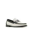 スティーブ マデン メンズ スリッポン・ローファー シューズ Men's Cornelius Penny Loafer Black, Beige