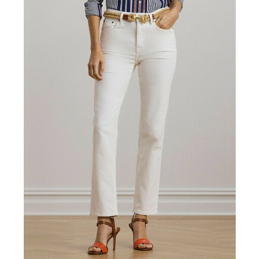 ラルフローレン レディース デニムパンツ ボトムス Women's High-Rise Straight Ankle Jeans White Wash ラルフローレン レディース デニムパンツ ボトムス Women's High-Rise Straight Ankle Jeans White Wash