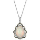 ルヴァン レディース ネックレス・チョーカー・ペンダントトップ アクセサリー Neopolitan Opal (3-1/2 ct. t.w.), Nude Di...