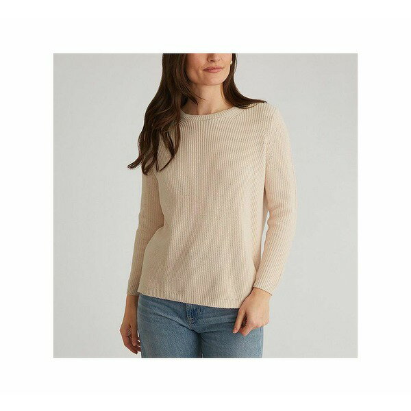 525アメリカ レディース ニット&セーター アウター Women's Emma Crewneck Shaker Sweater Wheat
