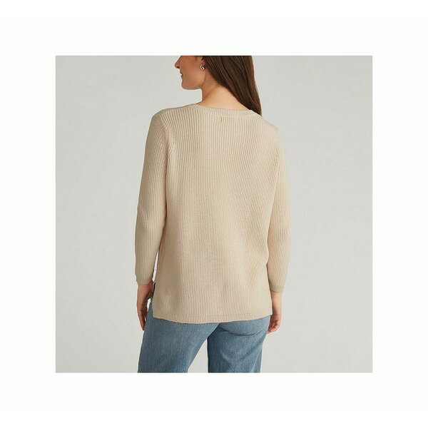 525アメリカ レディース ニット&セーター アウター Women's Emma Crewneck Shaker Sweater Wheat