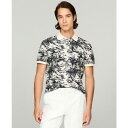 トミー ヒルフィガー メンズ シャツ トップス Men's Big & Tall Printed Short-Sleeve Polo Shirt Desert Sky / Ivory Petal