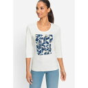オルセン レディース カットソー トップス Women's Placement Print T-Shirt Off white