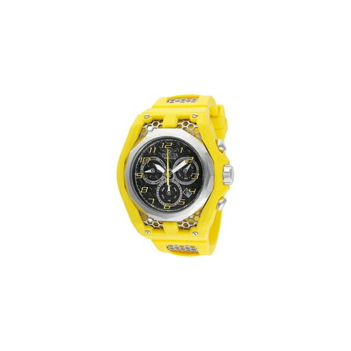 インビクタ メンズ 腕時計 アクセサリー Men's 47206 Invicta Racing Quartz Chronograph Black, Silver Dial Watch Yellow インビクタ メンズ 腕時計 アクセサリー Men's 47206 Invicta Racing Quartz Chronograph Black, Silver Dial Watch Yellow