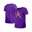 ニューエラ レディース カットソー トップス Women's Purple Los Angeles Lakers 2023/24 City Edition T-...