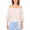 ヴィンスカムート レディース カットソー トップス Women's Off-The-Shoulder Bubble-Sleeve Top Natural San...
