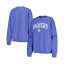 ソフト?アズ ア?グレープ レディース カットソー トップス Women's Royal Los Angeles Dodgers Pigment Dye Pul...