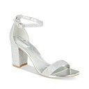 バンドリーノ レディース サンダル シューズ Women's Armory Block Heel Dress Sandals Silver Fabric