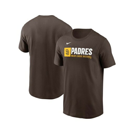 ナイキ メンズ シャツ トップス Men's Brown San Diego Padres Team Block T-Shirt Brown ナイキ メンズ シャツ トップス Men's Brown San Diego Padres Team Block T-Shirt Brown