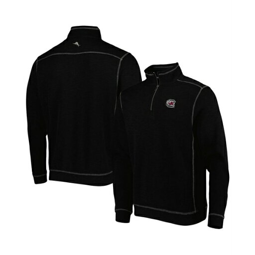 トッミーバハマ メンズ ジャケット&ブルゾン アウター Men's Black South Carolina Gamecocks Sport Tobago Bay Tri-Blend Mock Neck Half-Zip Jacket South Caro トッミーバハマ メンズ ジャケット&ブルゾン アウター Men's Black South Carolina Gamecocks Sport Tobago Bay Tri-Blend Mock Neck Half-Zip Jacket South Caro
