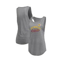 ファナティクス レディース カットソー トップス Women's Heathered Gray Los Angeles Lakers Quality Time ...