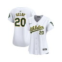 ナイキ レディース カットソー トップス Women's Zack Gelof White Athletics Home Limited Player Jers...