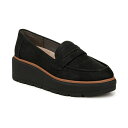 ドクター・ショール レディース スリッポン・ローファー シューズ Women's Nice Day Max Platform Lug Sole Loafers Black Faux Leather(4)