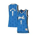 ミッチェル&ネス レディース カットソー トップス Women's Tracy McGrady Blue Orlando Magic 2000-01 Hardw...