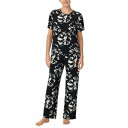 サンクチュアリー レディース カットソー トップス Women's 2-Pc. Knit Jersey Short-Sleeve Long Pajama Set...