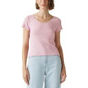 リーバイス レディース カットソー トップス Women's Sweetie Cotton V-Neck Pointelle Top Fragrant Lila...