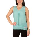 ニューヨークコレクション レディース カットソー トップス Petite Sleeveless Swing Blouse Cockotoo
