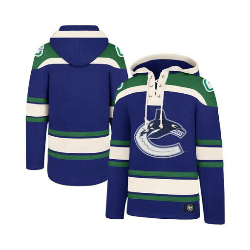 47ブランド メンズ パーカー・スウェットシャツ アウター Men's Royal Vancouver Canucks Superior Lacer Pullover Hoodie Royal 47ブランド メンズ パーカー・スウェットシャツ アウター Men's Royal Vancouver Canucks Superior Lacer Pullover Hoodie Royal