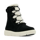 ソレル レディース ブーツ シューズ Women's Explorer III Booties Black, Chalk