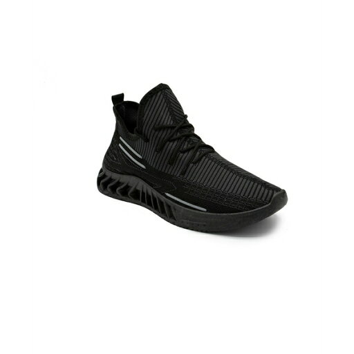 アカデミクス メンズ スニーカー シューズ Men's Fit 2.0 Knit Jogger Sneakers Black, Gray アカデミクス メンズ スニーカー シューズ Men's Fit 2.0 Knit Jogger Sneakers Black, Gray