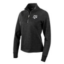 【送料無料】 アンティグア レディース パーカー・スウェットシャツ アウター Texas A&M Aggies Antigua Women's Action QuarterZip Pullover Sweatshirt Heather Black