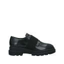 【送料無料】 エルヴィオ ザノン レディース スリッポン・ローファー シューズ Loafers Black