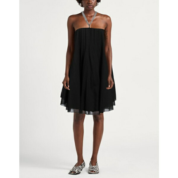 【送料無料】 ヴィコロ レディース ワンピース トップス Mini dresses Black
