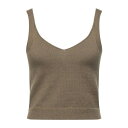 【送料無料】 ピンコ レディース カットソー トップス Tops Military green