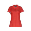 【送料無料】 ディースクエアード レディース ポロシャツ トップス Polo shirts Red