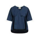 【送料無料】 アレッシアサンティ レディース カットソー トップス Tops Navy blue