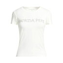 【送料無料】 パトリツィア ペペ レディース Tシャツ トップス T-shirts White