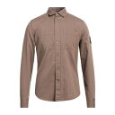 カルバン・クライン 【送料無料】 カルバンクライン メンズ シャツ トップス Shirts Brown