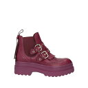 【送料無料】 レッドヴァレンティノ レディース ブーツ シューズ Ankle boots Burgundy