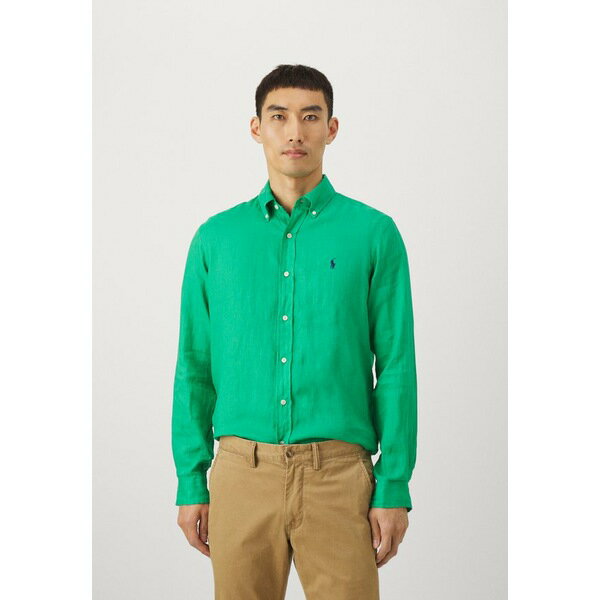 楽天astyラルフローレン メンズ シャツ トップス LONG SLEEVE SPORT SHIRT - Shirt - grasshopper green