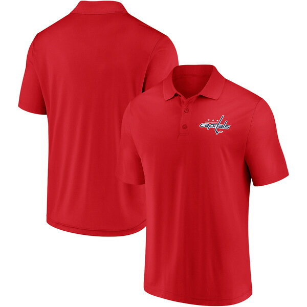 ファナティクス メンズ Tシャツ トップス Washington Capitals Fanatics Branded Winning Streak Polo Red