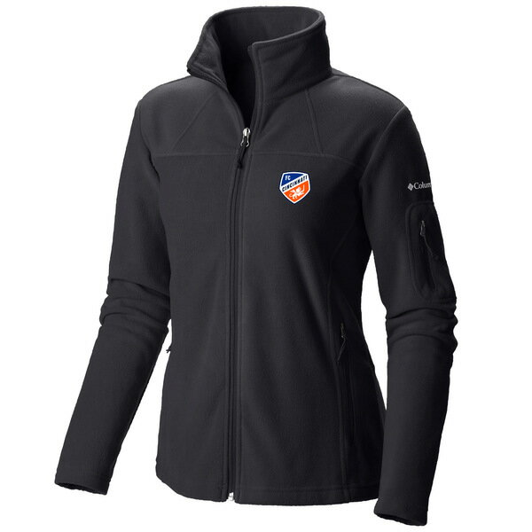 コロンビア レディース Tシャツ トップス FC Cincinnati Columbia Women's Give & Go FullZip Jacket Black