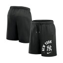 ナイキ メンズ カジュアルパンツ ボトムス Men's Black New York Yankees Arched Kicker Shorts Black, Red(4)