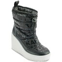 カールラガーフェルド レディース ブーツ シューズ Women's Berdina Wedge Booties Black