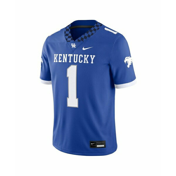 ナイキ メンズ シャツ トップス Men's #1 Royal Kentucky Wildcats Game Jersey Royal