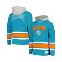 トミー ヒルフィガー メンズ パーカー・スウェットシャツ アウター Men's Aqua Miami Dolphins Ivan Fashion Pullover Hoodie Aqua
