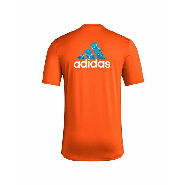 アディダス メンズ シャツ トップス Men's Orange FC Cincinnati Local Pop AEROREADY T-shirt Orange